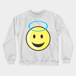 Emoticon Angel Crewneck Sweatshirt